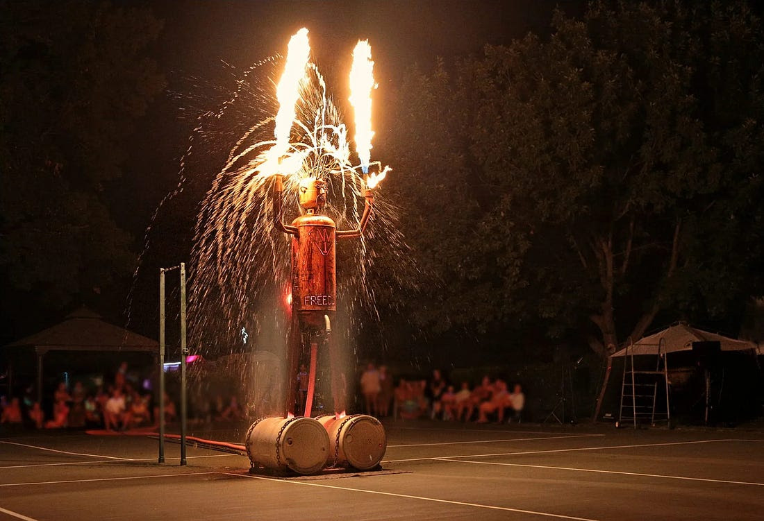 First-time visit to Naked Man at Laguna del Sol